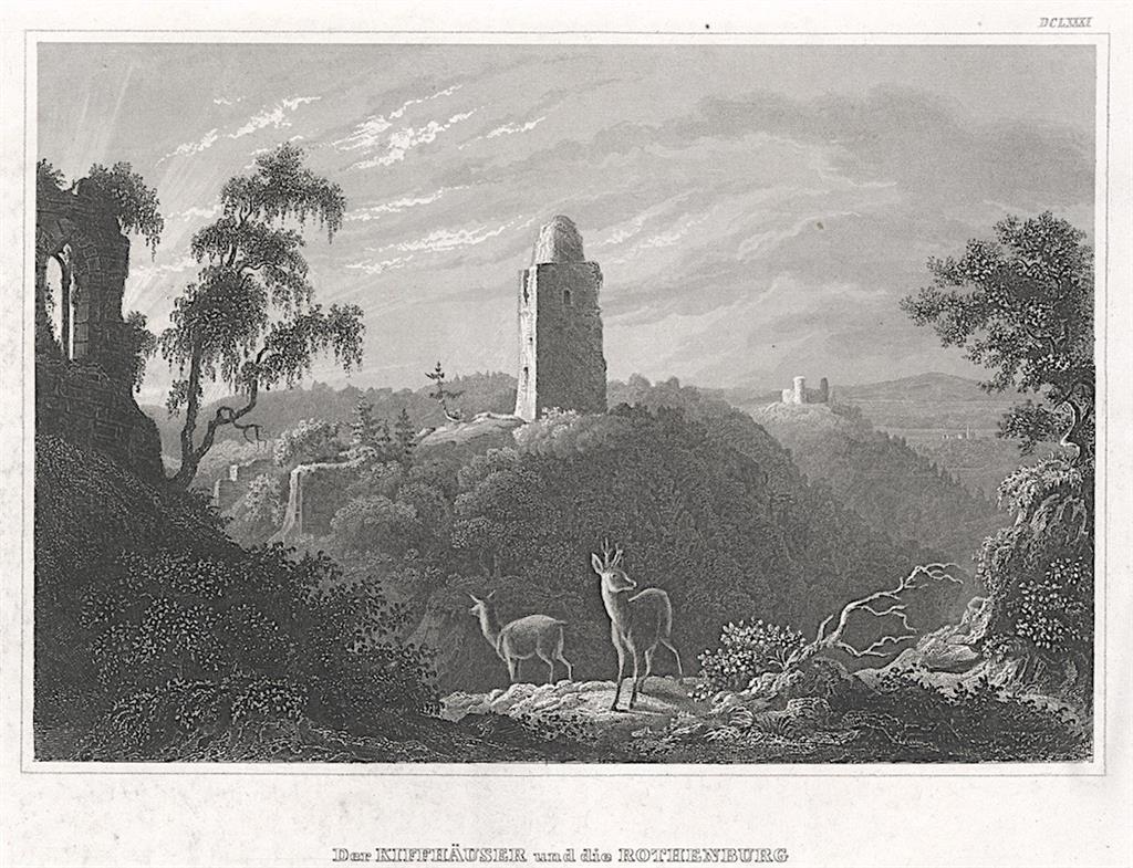 Kiffhäuser Rothenburg, Meyer, oceloryt, 1850