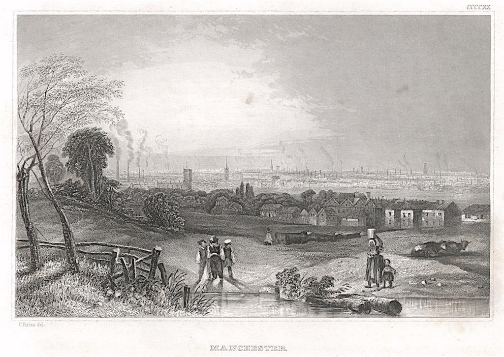 Manchester, Meyer, oceloryt, 1850