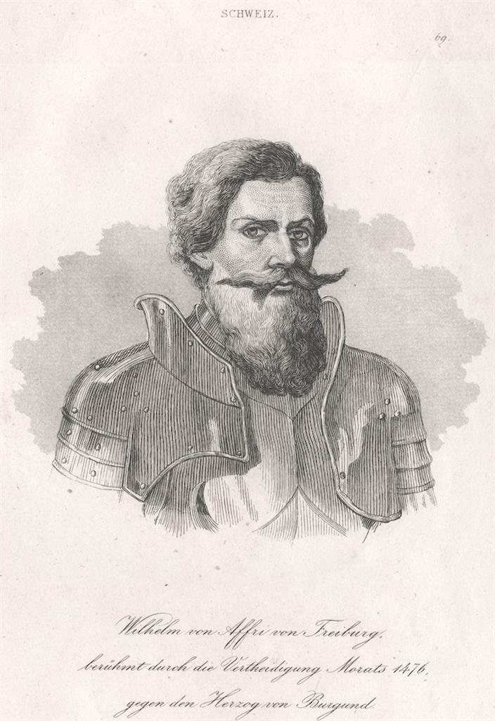 Wilhelm von Affri, Le Bas, oceloryt 1842