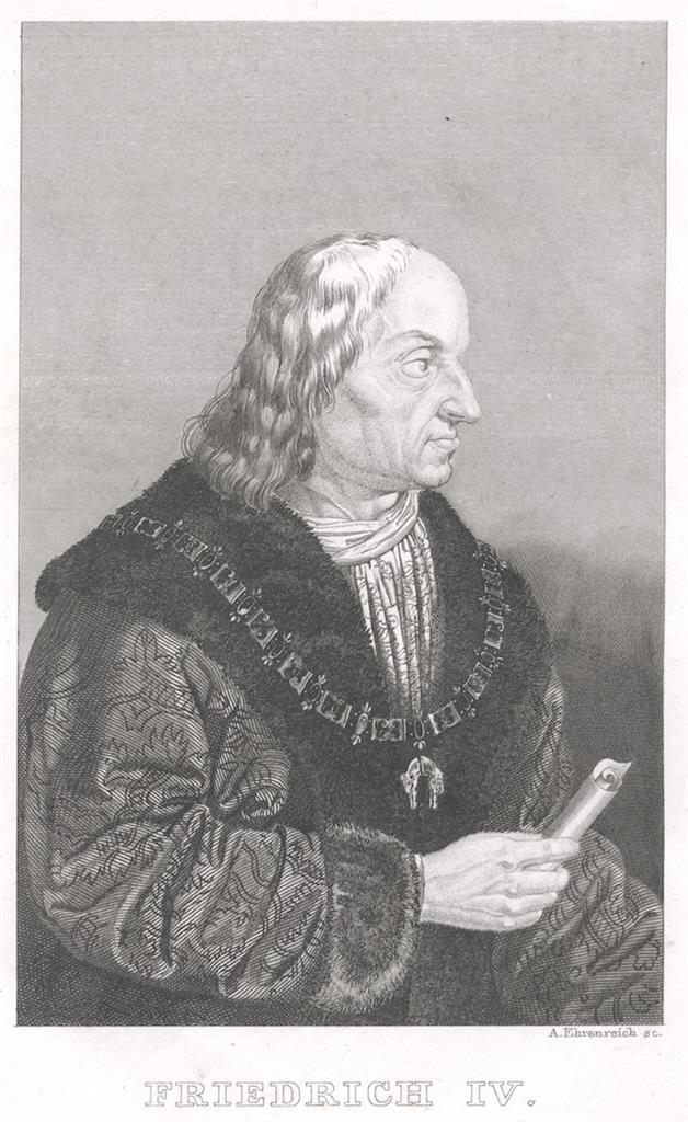 Fridrich Vilém IV., oceloryt, (1830)