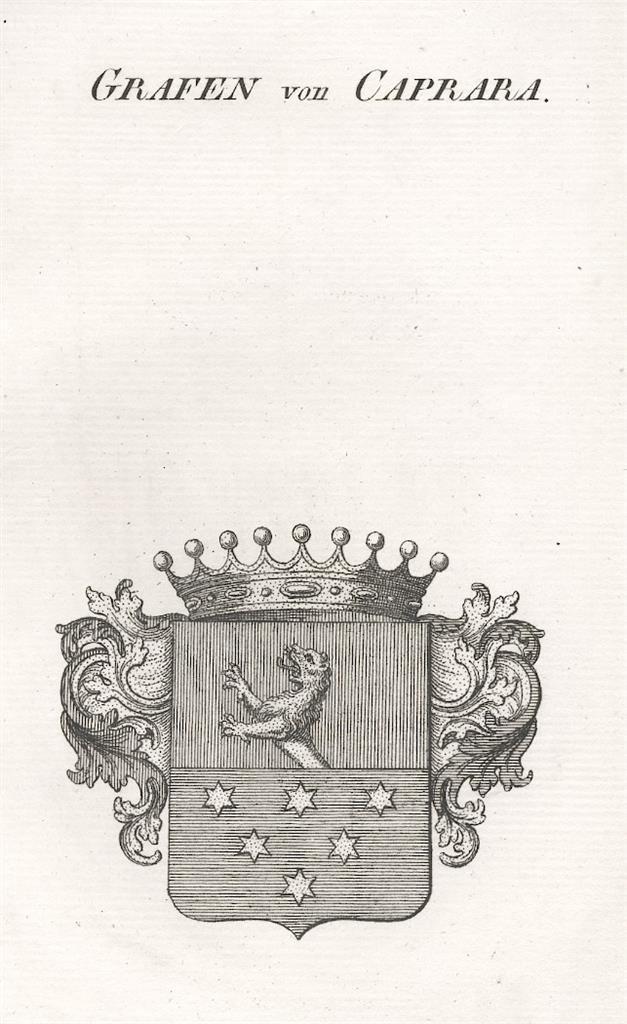 Caprara, Tyroff, mědiryt , 1832