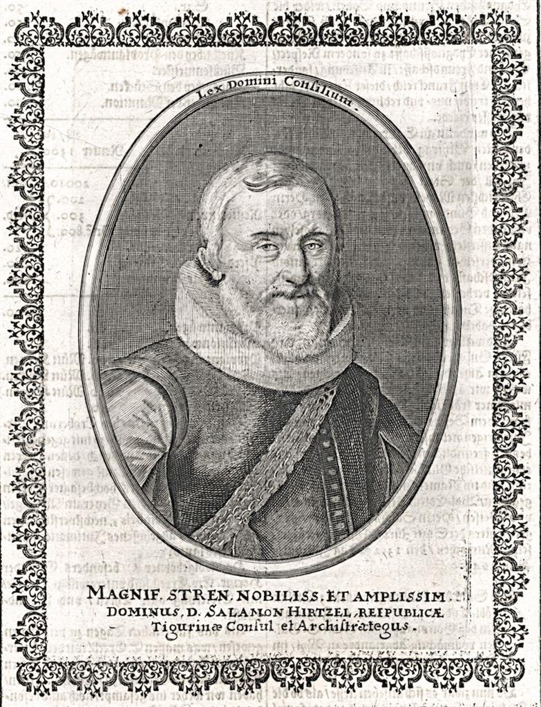 Salamon Hirtzel, Merian, mědiryt, (1650)