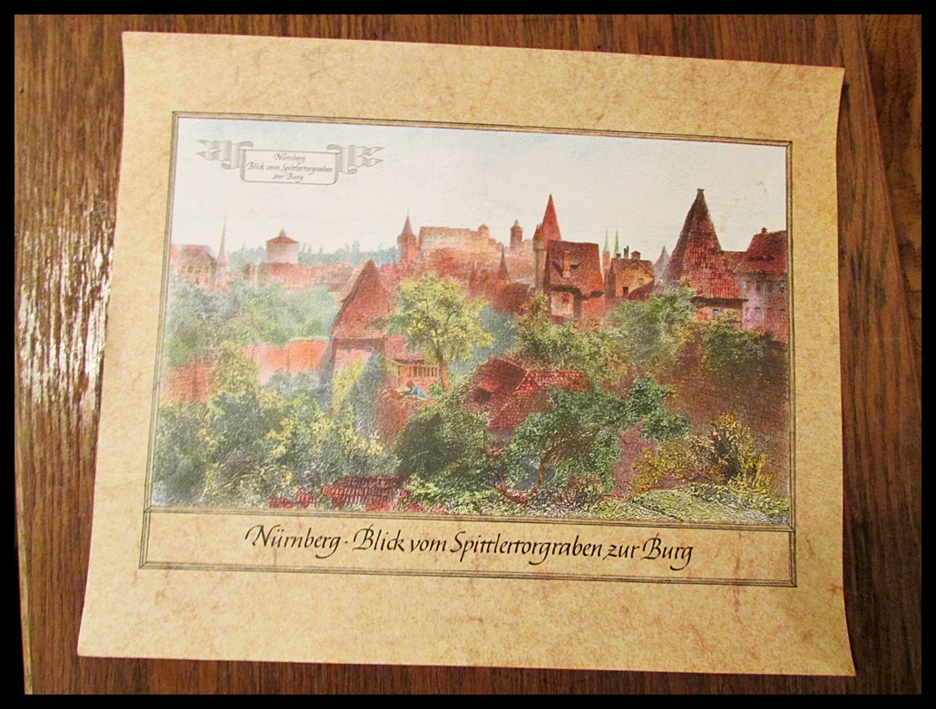 PLAKÁT - NURNBERG - SPITTLERTOGRABEN