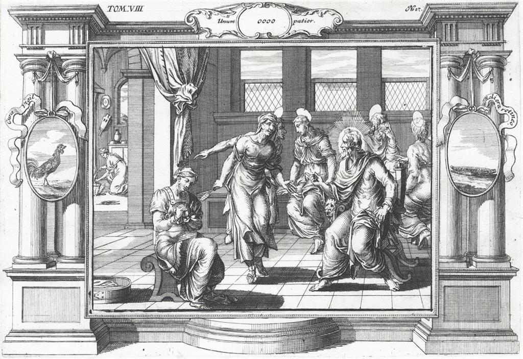Rentz, Sv. Marta , mědiryt,1725
