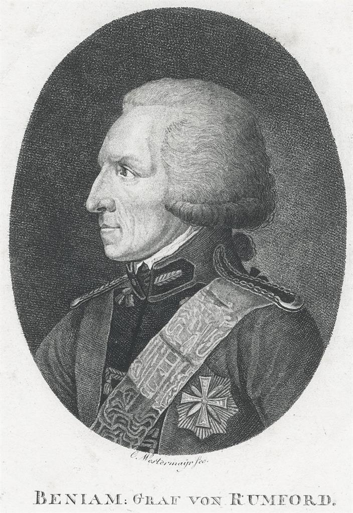 Rumford Benjamin, Westermayr, mědiryt, 1801