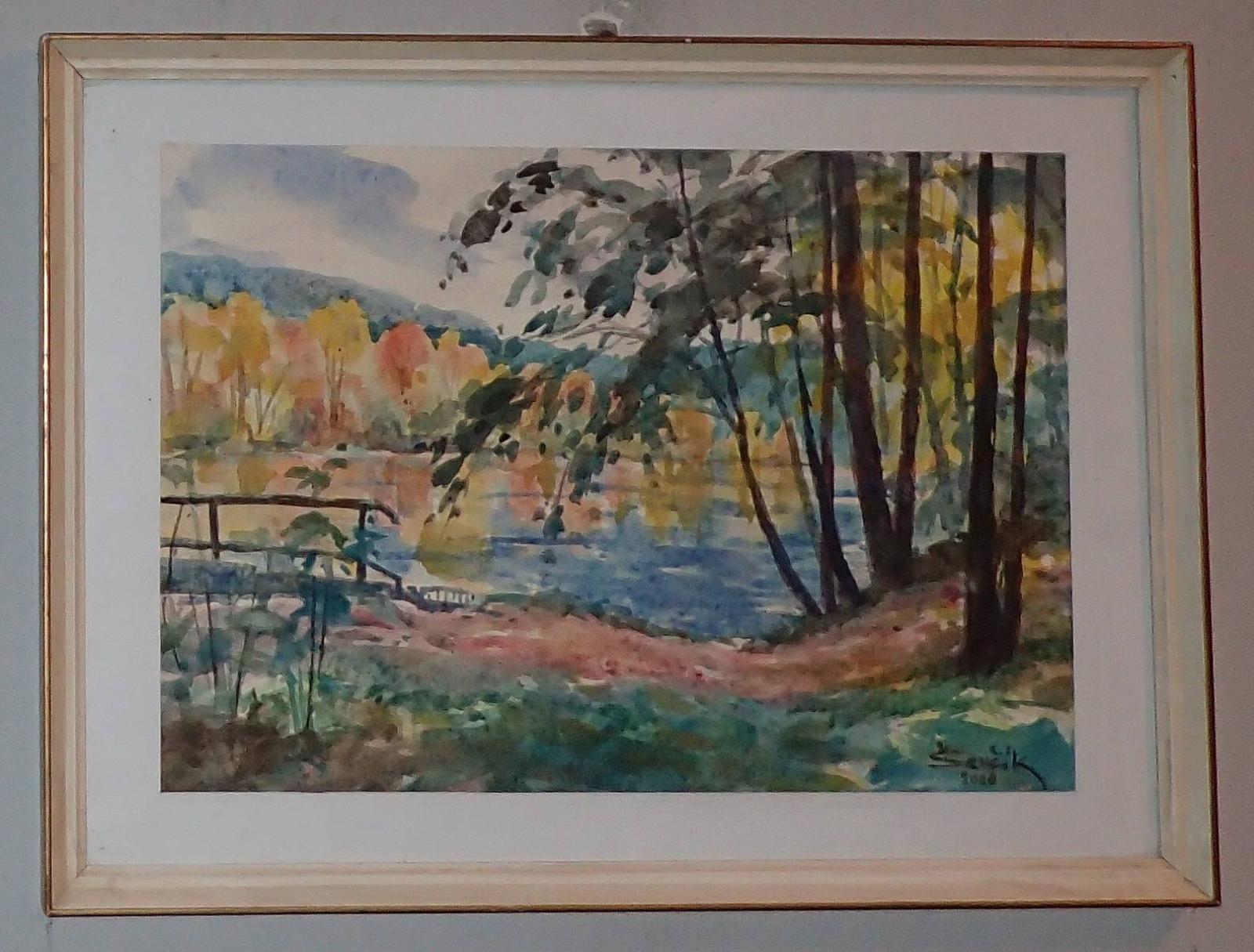 PODZIM U RYBNÍKA - LADISLAV ŠEVČÍK