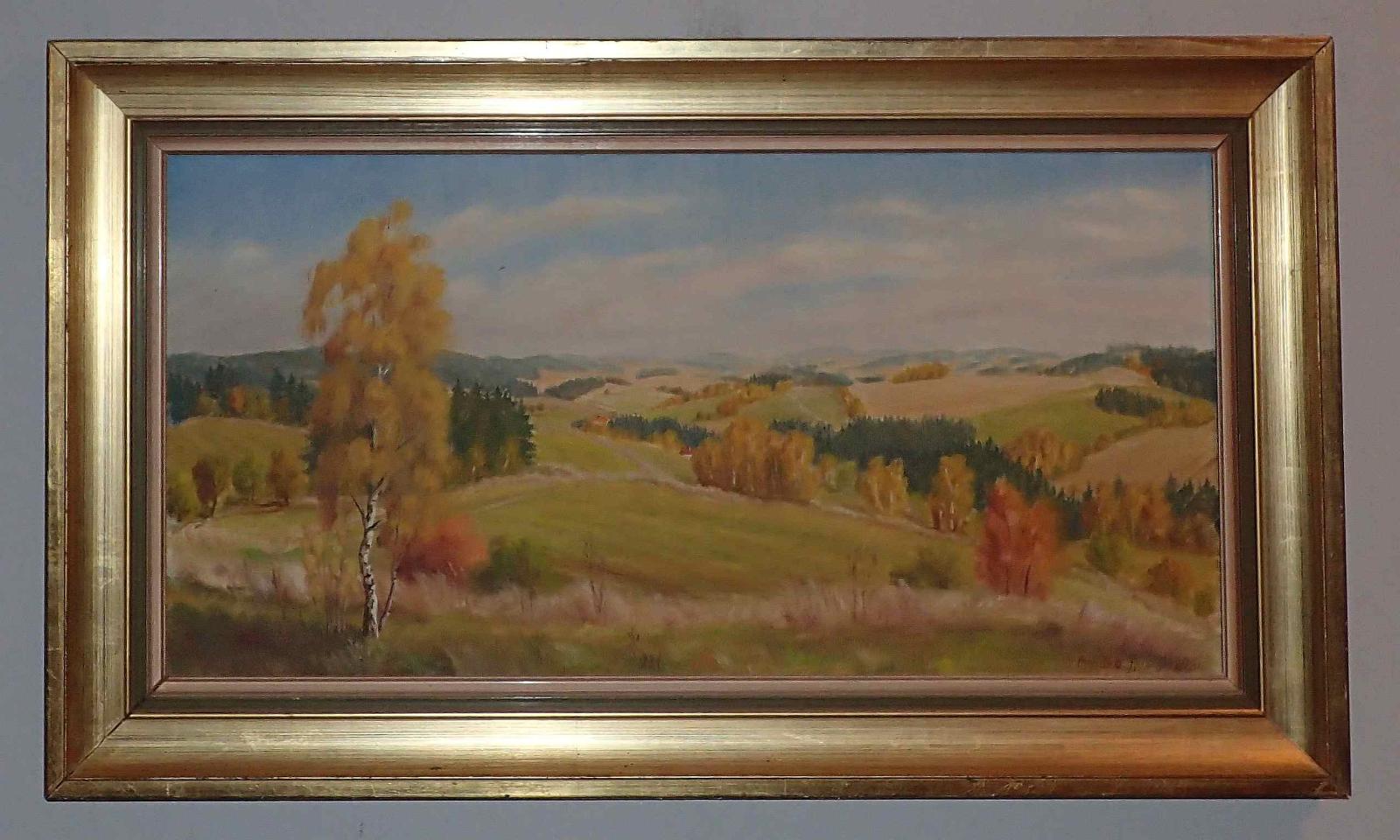 PODZIMNÍ KRAJINA - J. HRDLIČKA