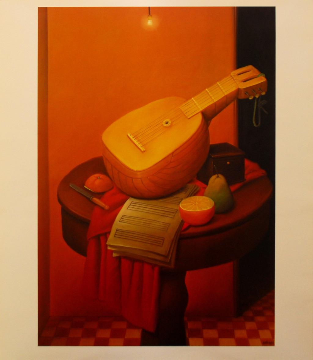 FERNANDO BOTERO / 'Zátiší s mandolínou'
