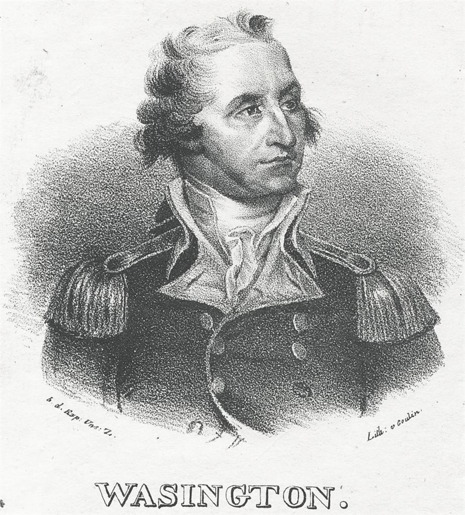 Washington G., litografie , 1828