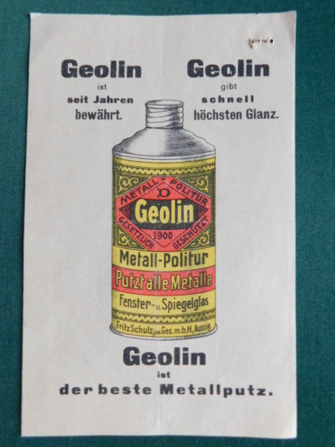 Geolit 1900 - Aussig - Ústí nad Labem