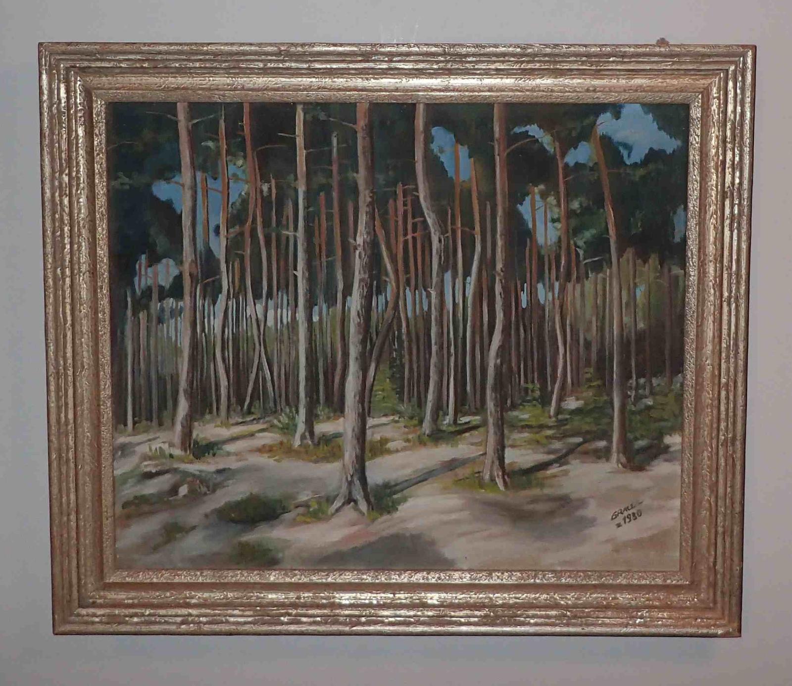 HUSTÝ LES - GRAU 1930 - PLÁTNO
