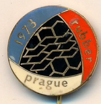 Odznak Barum Rubber Praha 1973 , /x1/