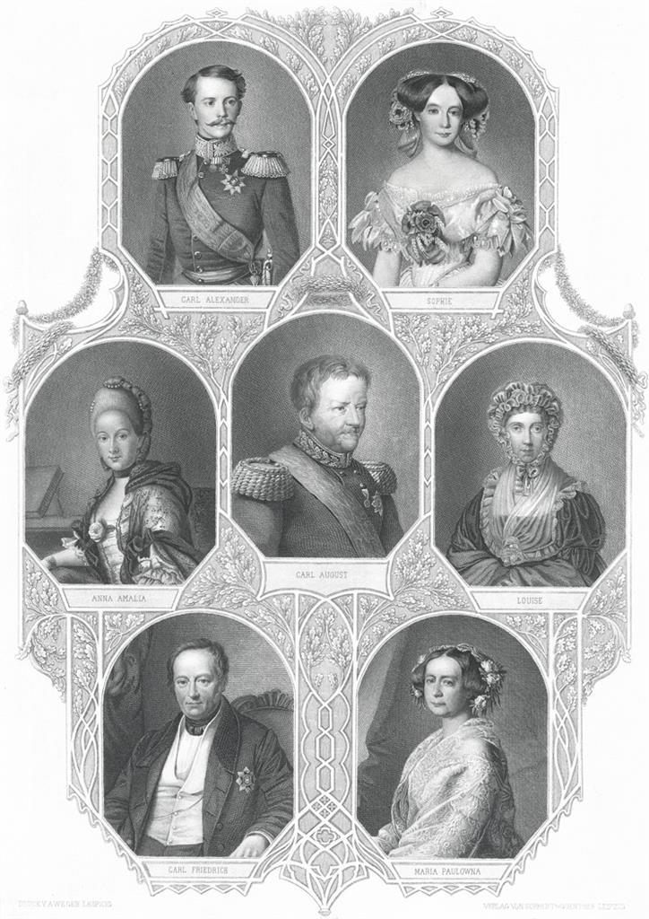 Saxe Weimar, oceloryt, 1886