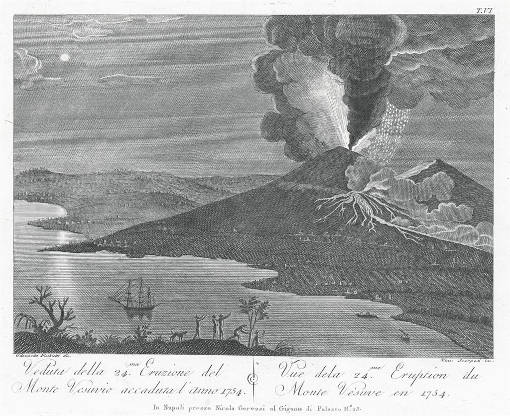 Vesuv II., Filomarin, mědiryt, 1805