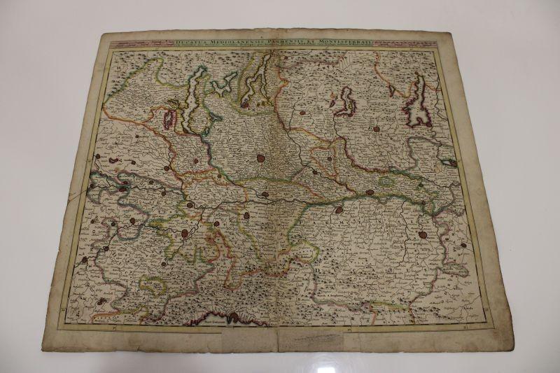Stará mapa- 17.století ( 1655 ) č.58n