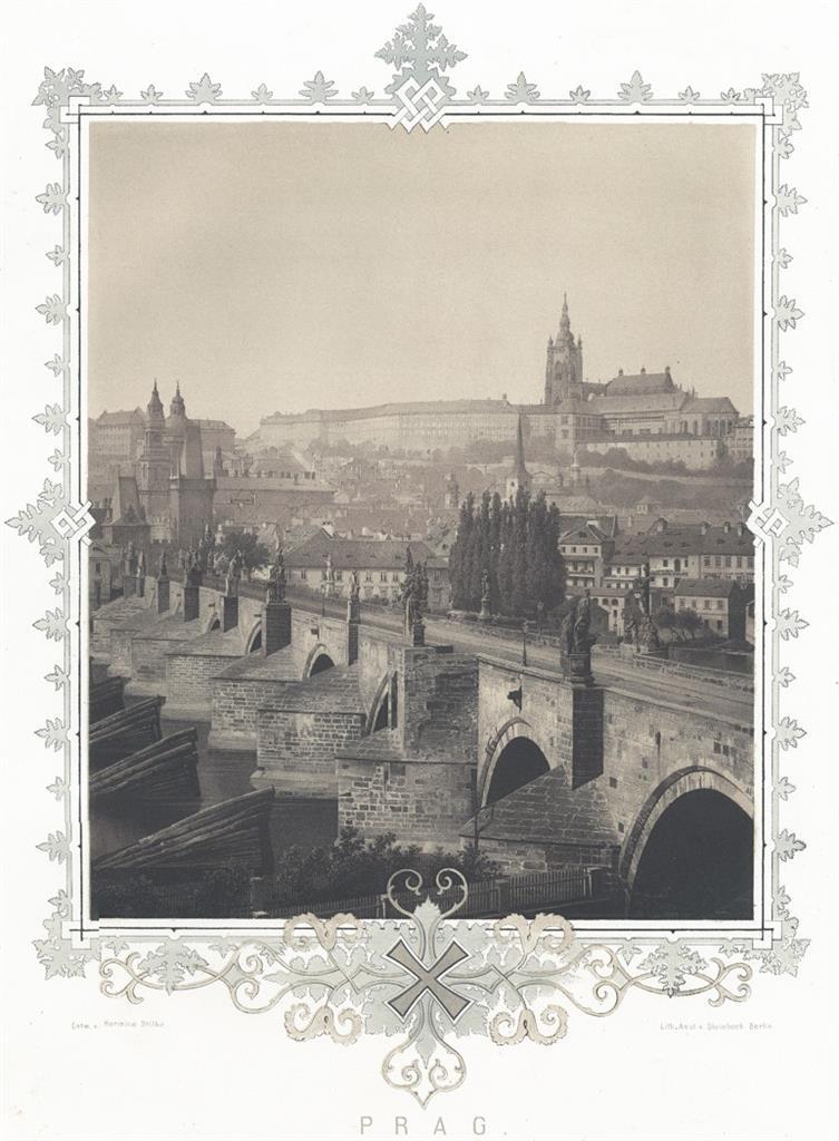 Praha, Wagner, litografie, 1866