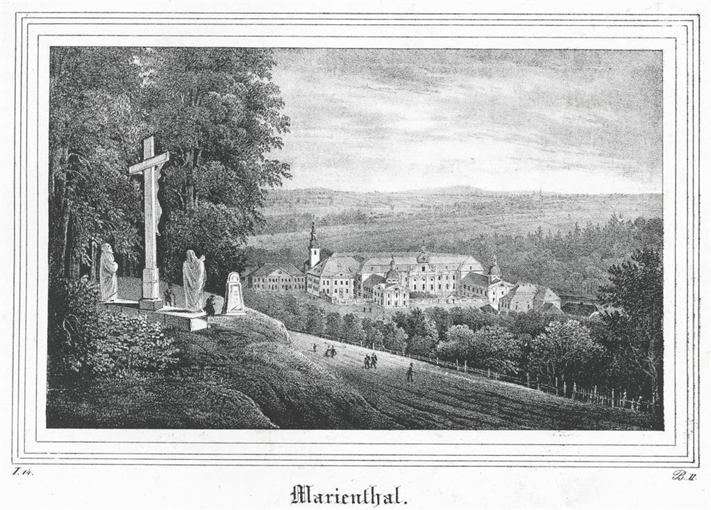Marienthal, Saxonia, litografie, (1840)