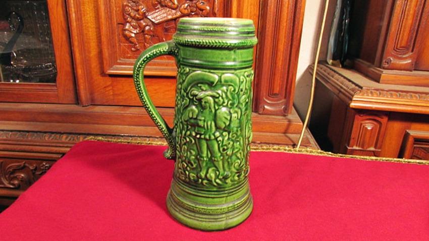 STARÝ KERAMICKÝ DŽBÁN /15331/ 25 cm