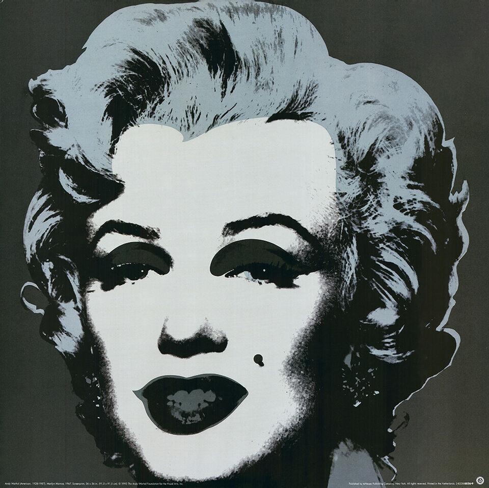 Andy Warhol - Marilyn - černá
