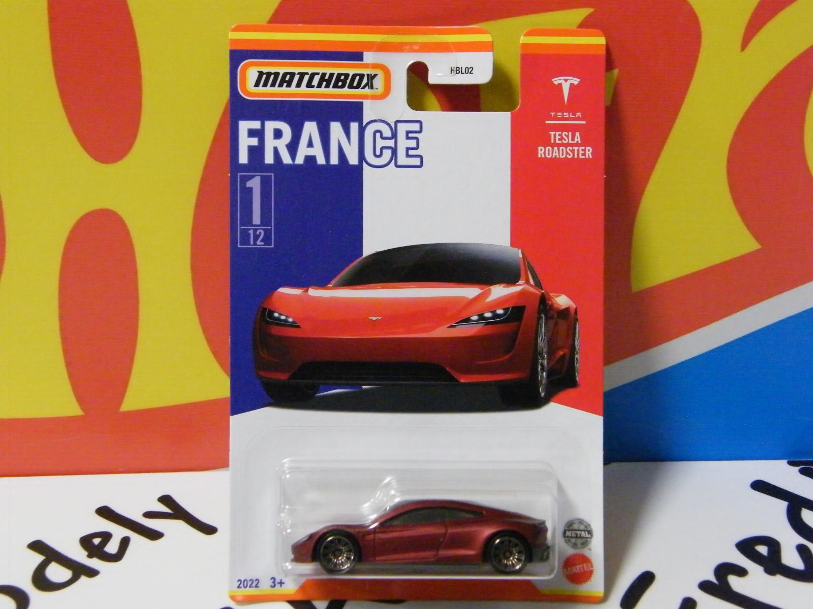 FRANCE TESLA ROADSTER - Matchbox