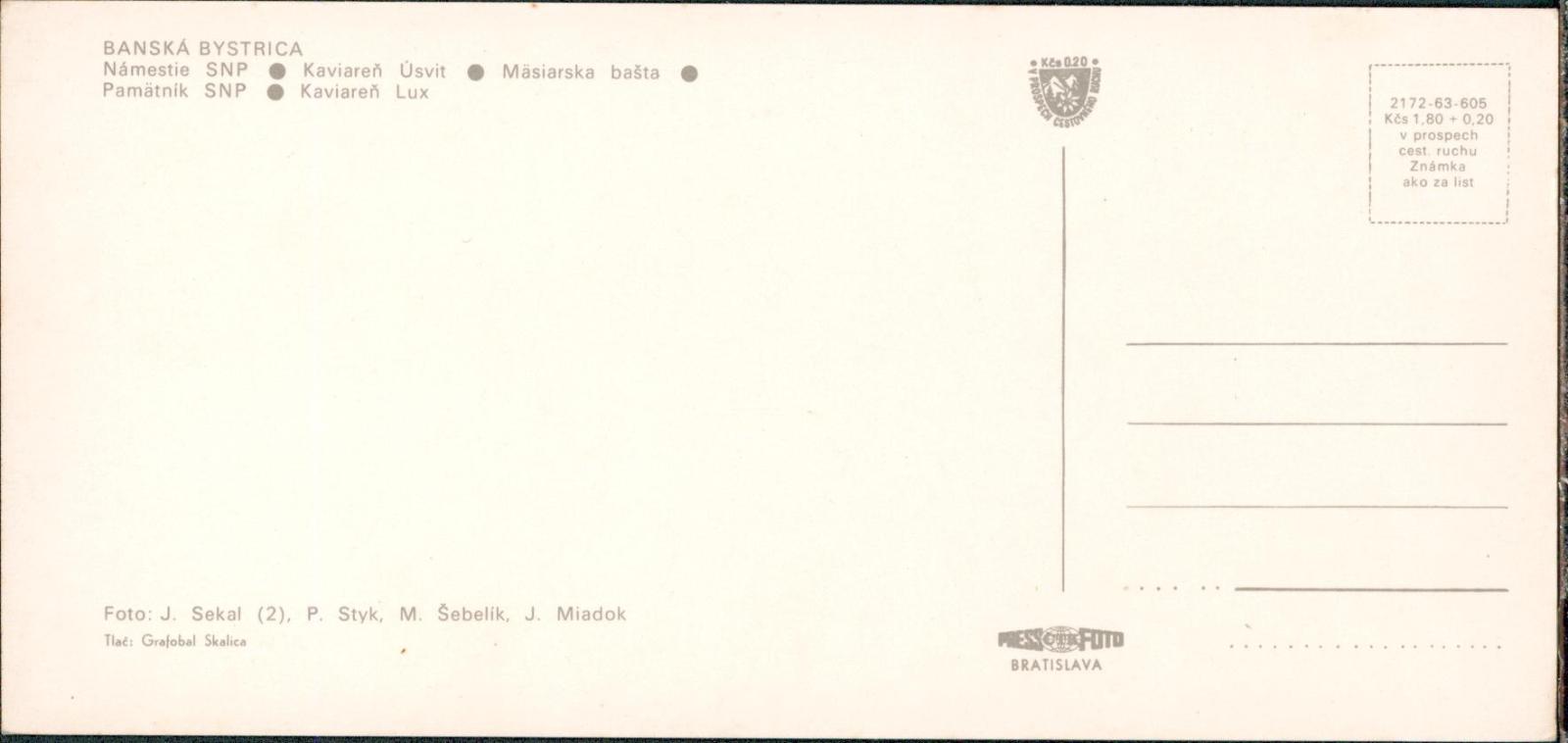 11D9525 Banská Bystrica - prodloužený formát