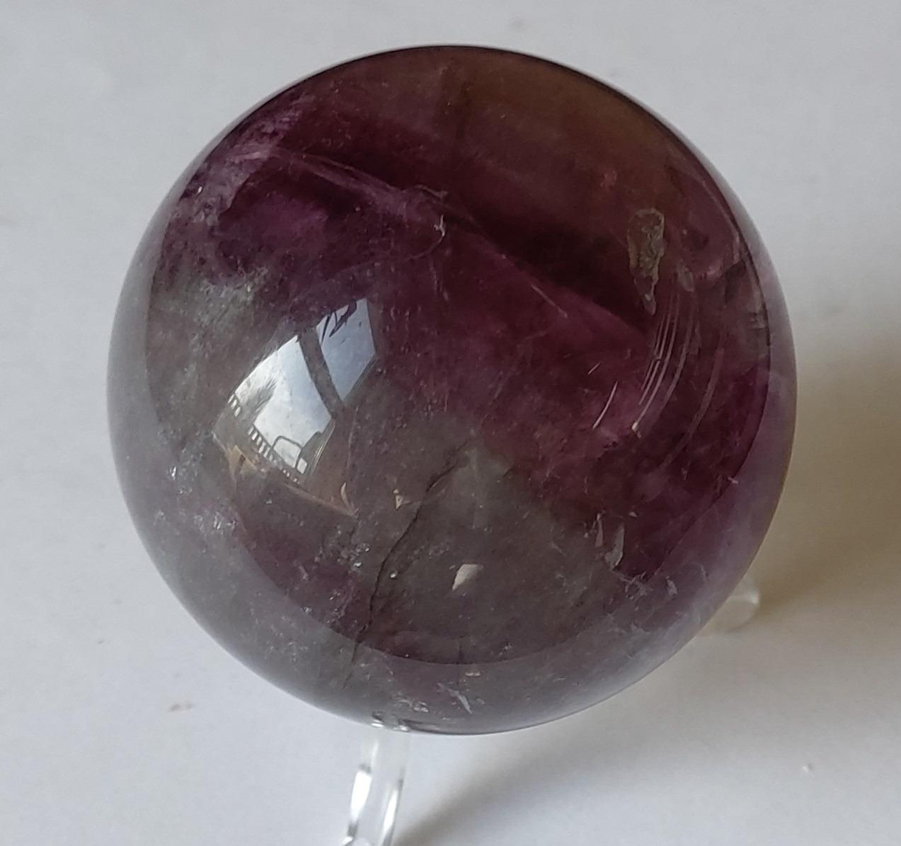 Fluorit duhový koule 304gr - (č.24)