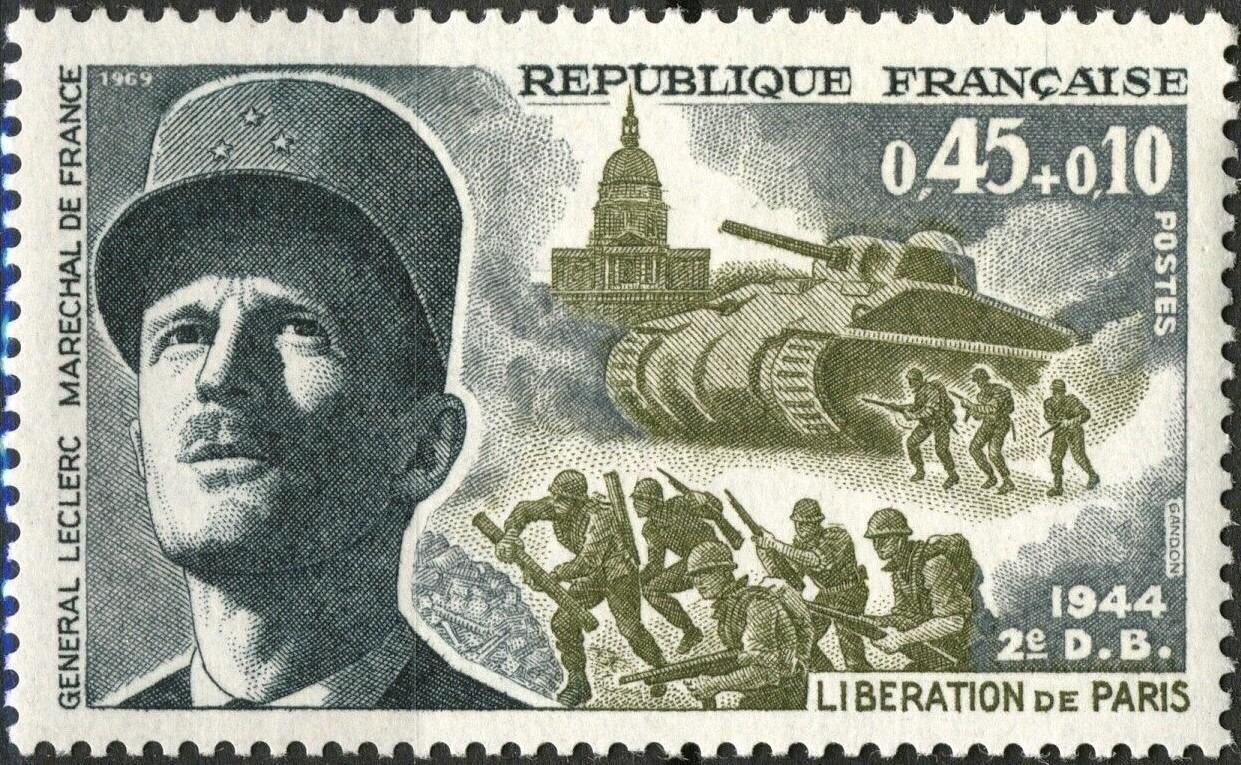 Francie 1969 Generál Philippe Leclerc Mi# 1681