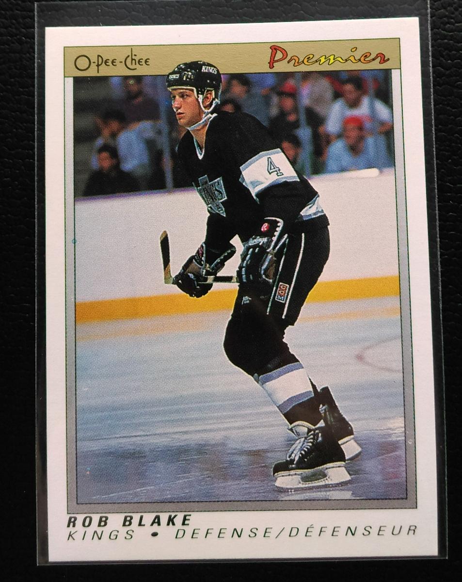 1990/91 O-Pee-Chee Premier #6 Rob Blake *LA Kings