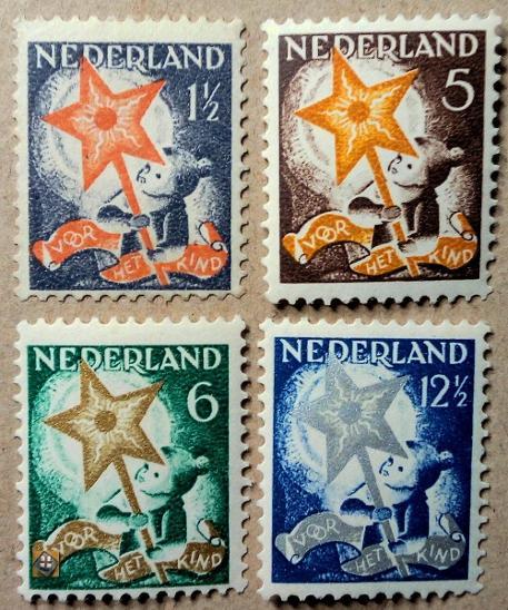 1933 Holandsko Mi.268-271 A /*