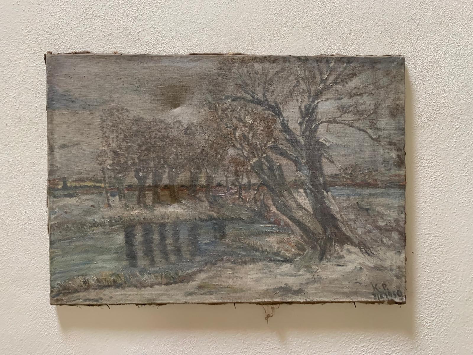 Malba olej na plátně - Zima