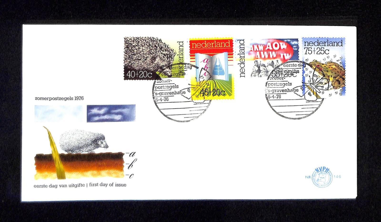 { OB6/35b } - NEDERLAND - HOLANDSKO - FDC - JEZEK - ZABA