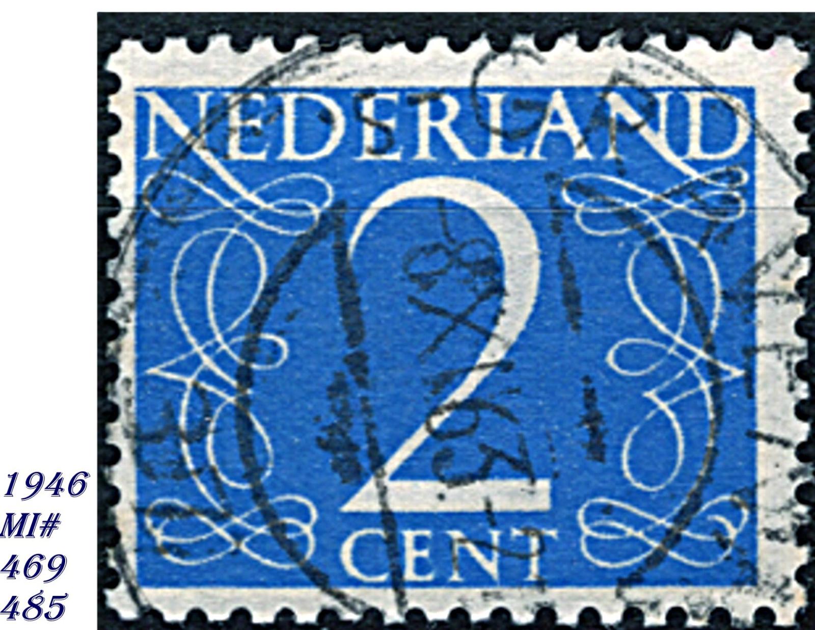 Nizozemí 1946 , číslo s ornamenty,