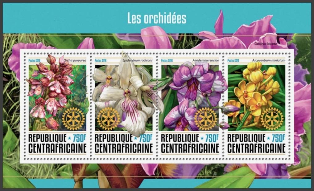 SAR 2016 Orchideje Mi# 6450-53 Kat 14€ R293