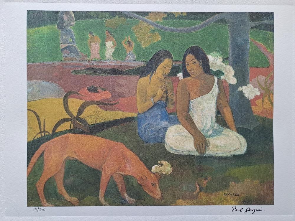 Paul Gauguin - Arearea - litografie