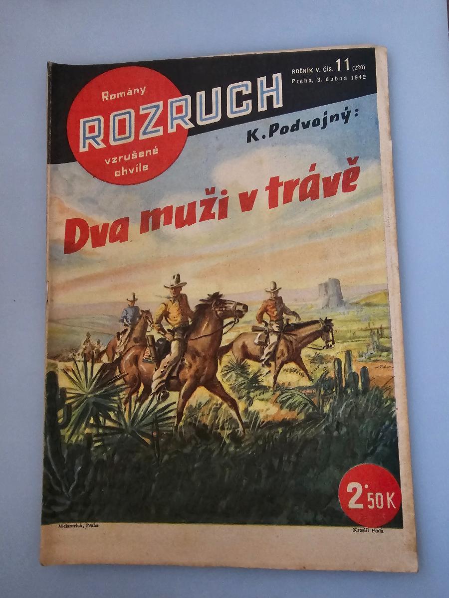 Dva muži v trávěROZRUCH č.220rok vydání 1942