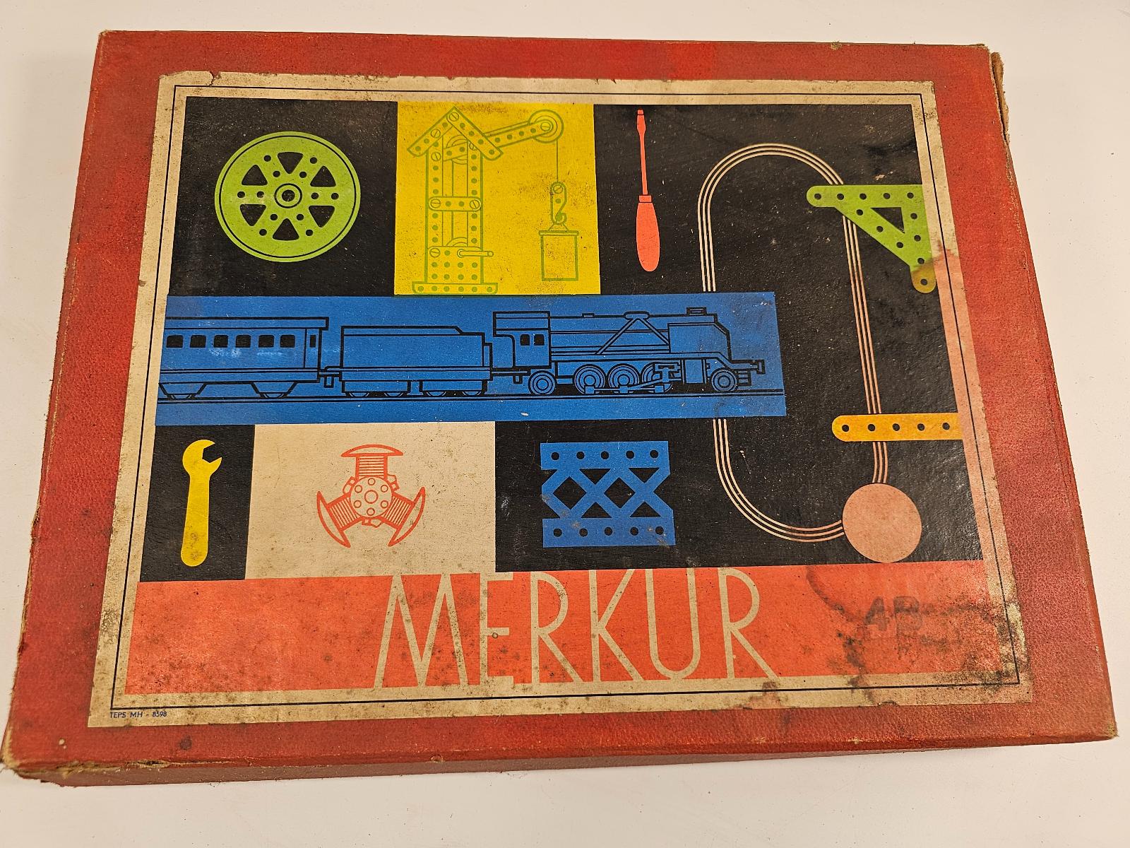 MERKUR 4B, ORIGINÁL KRABICE, stará