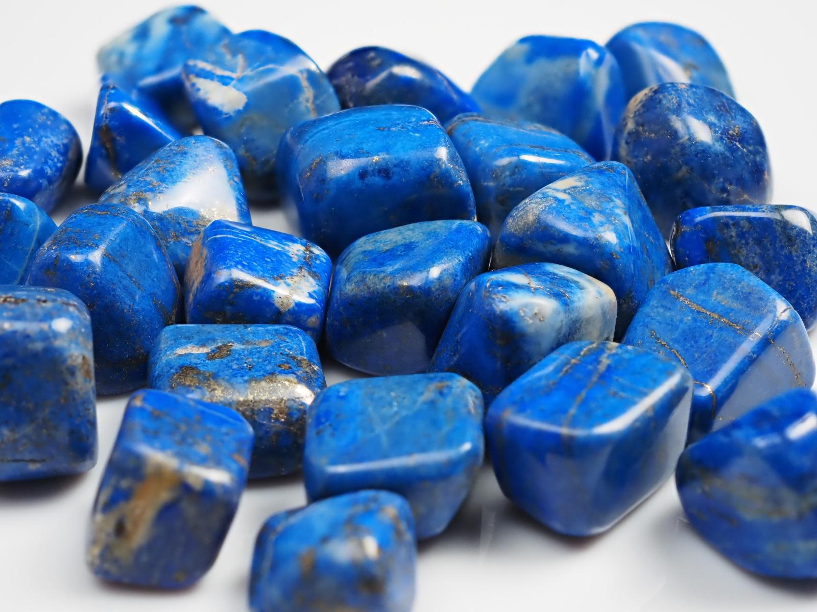 Lapis lazuli, tromlovaný kámen, XXL