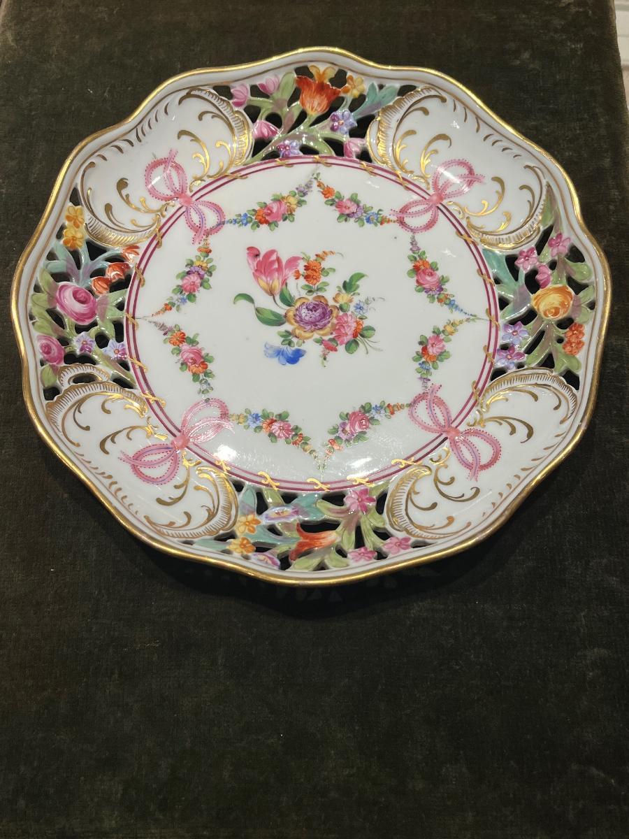 Starý porcelánový talířek POTSCHAPPEL