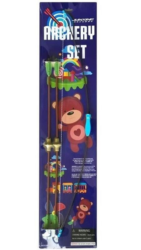 Dětský luk 5 lbs Bear 33" sada s bezpečnými šípy