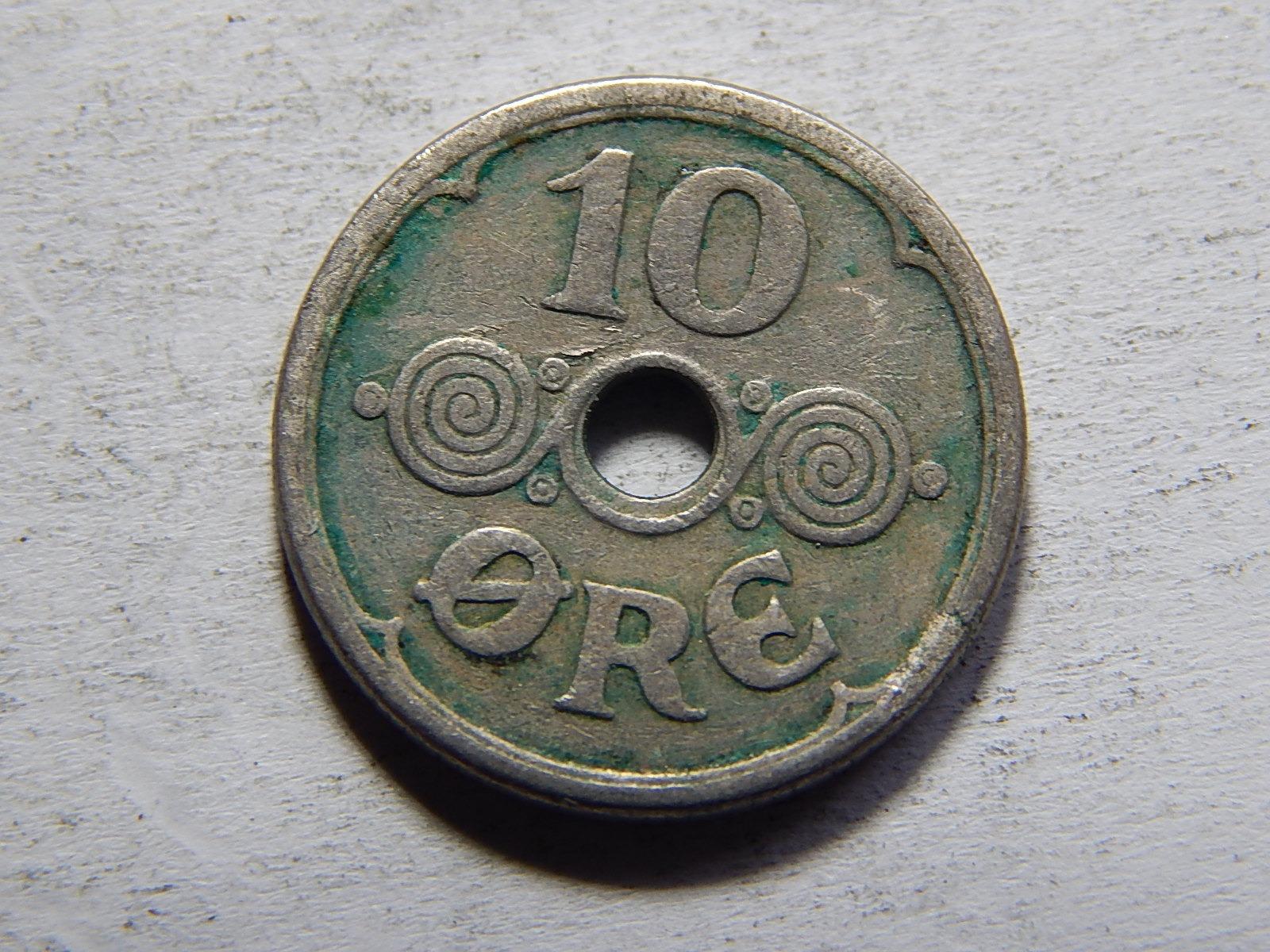 Dánsko 10 Øre 1925 HCN,GJ XF č05534