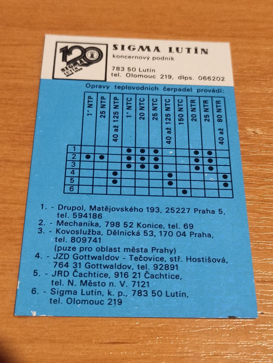 KK 080324 - retro, podniky, Sigma, , 1ks