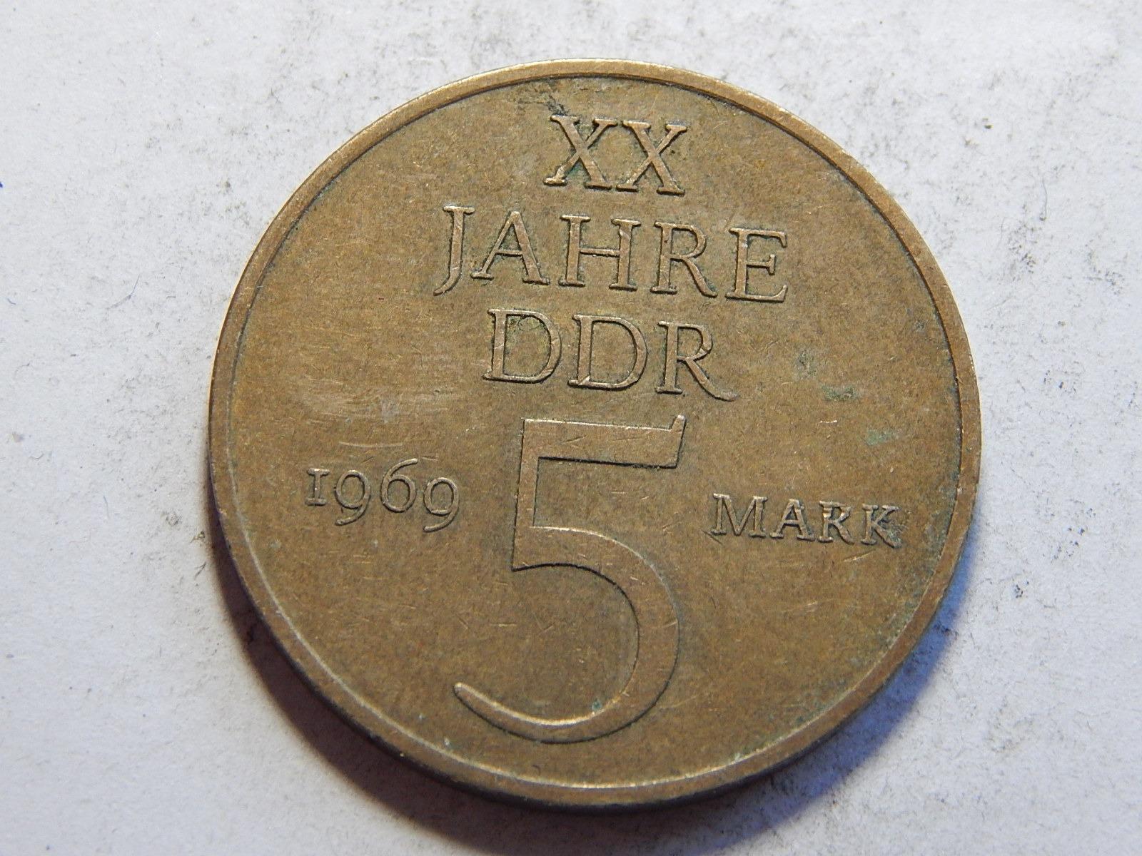 Německo DDR 5 Mark 1969 XF č38172