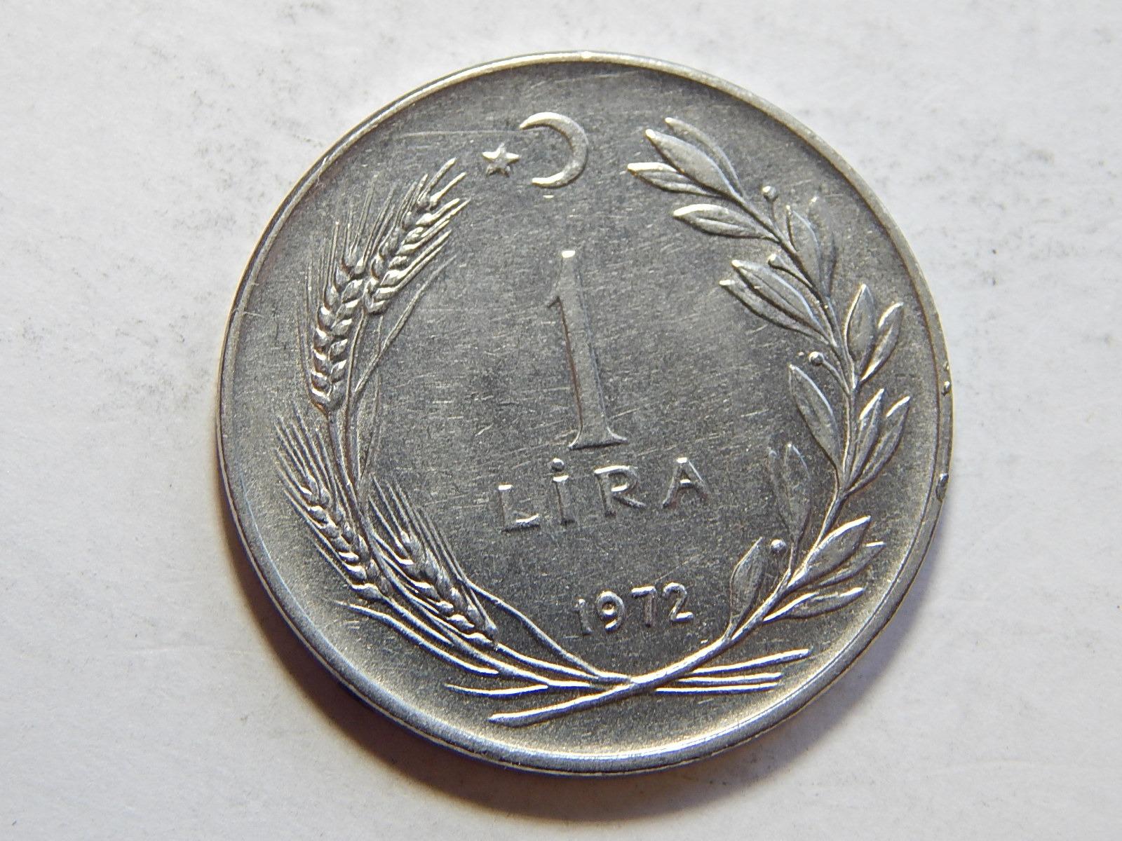 Turecko 1 Lira 1972 XF č30958
