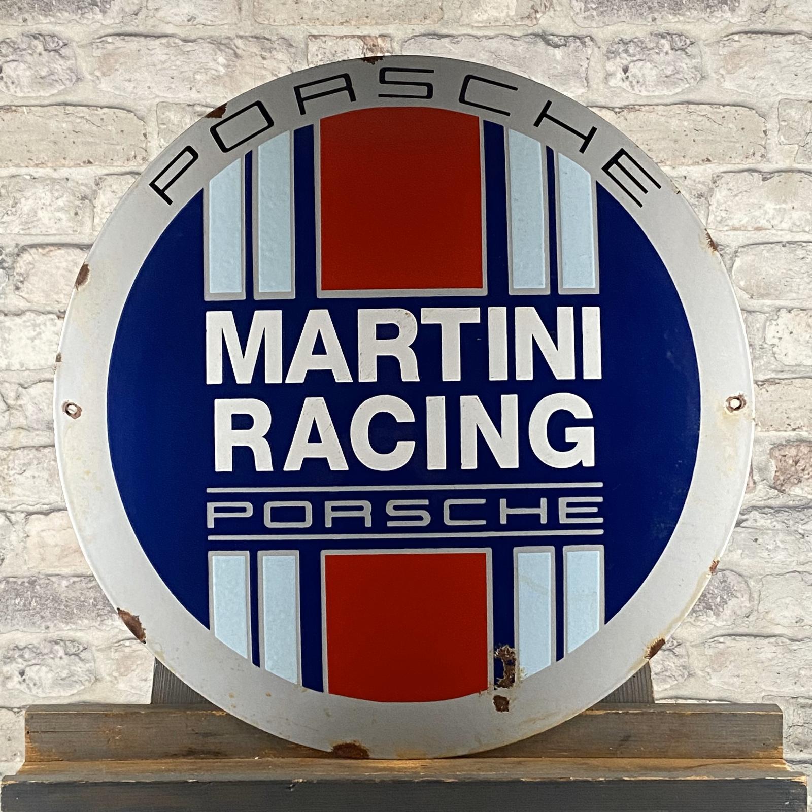 MARTINI PORSCHE, smaltovaná cedule + BONUS*
