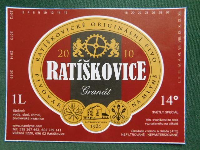 PE - Minipivovar - Ratíškovice (samolepka-nalepena)