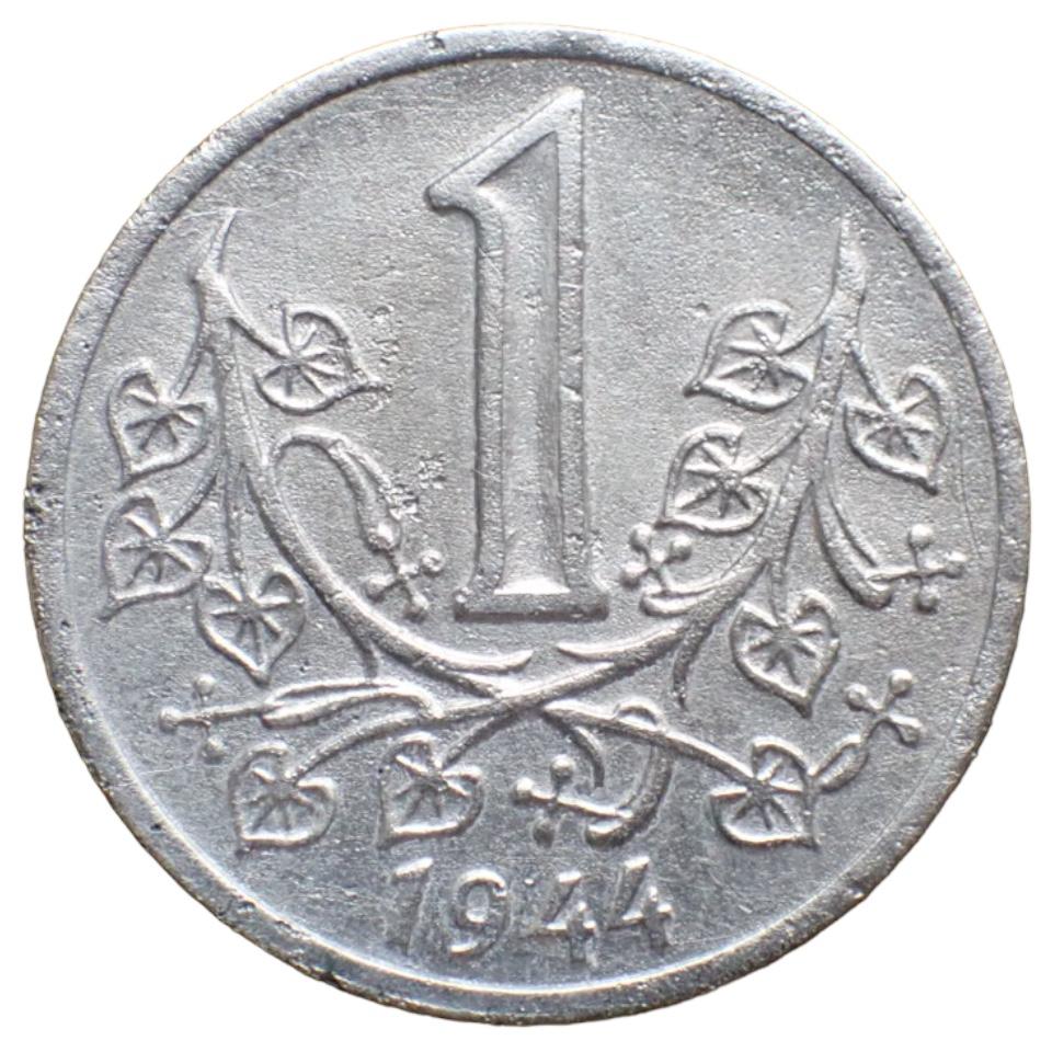 1 Koruna 1944 - Protektorát, 115A4