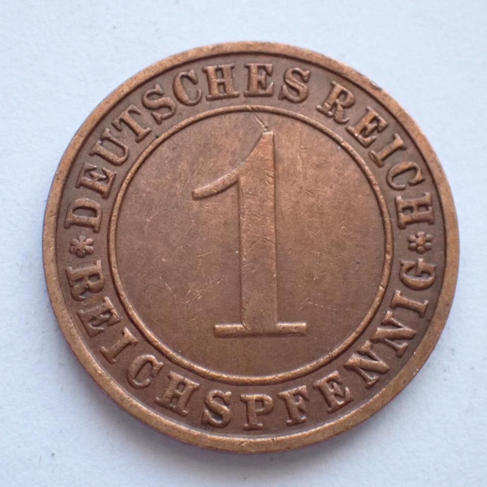 1 Reichspfennig 1934 E (28.5.D.3)