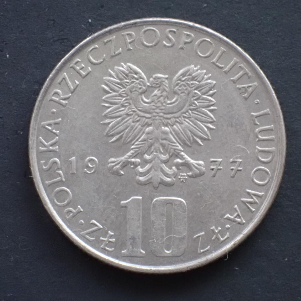 Polsko - 10 złotych 1977 (38.16.D.2)