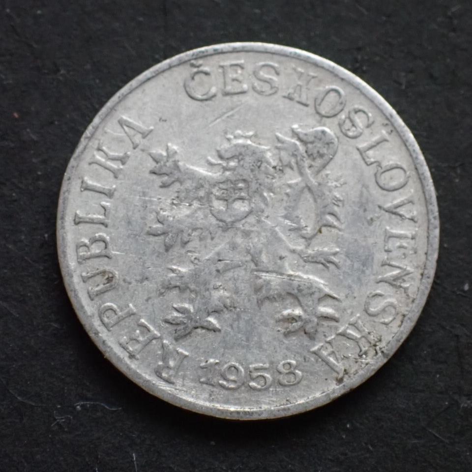 1 Haléř 1958, 1825D6