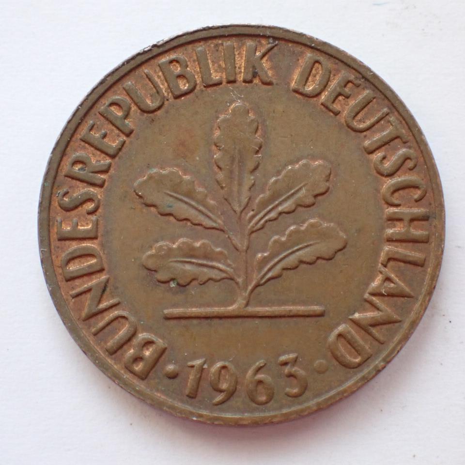 Německo 2 pfennig 1963 J (391a4)